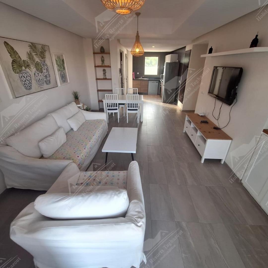 Absolute Beach 2 Bedroom Apartment Taghazout Bay Tamourit Kültér fotó
